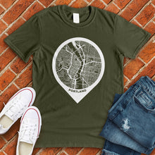 Load image into Gallery viewer, Portland Map Tee