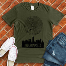Load image into Gallery viewer, Indianapolis Map Tee