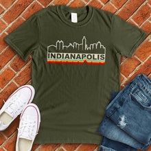 Load image into Gallery viewer, Retro Indianapolis Skyline Tee