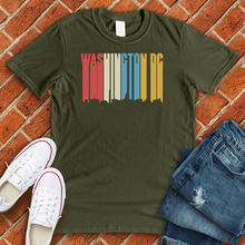 Load image into Gallery viewer, Washington DC Retro Drip Tee