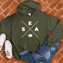 Load image into Gallery viewer, SEA Washington X Hoodie