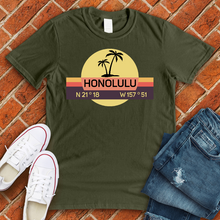Load image into Gallery viewer, Honolulu Coordinates Tee