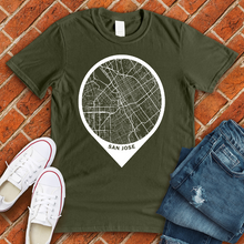 Load image into Gallery viewer, San Jose Map Tee