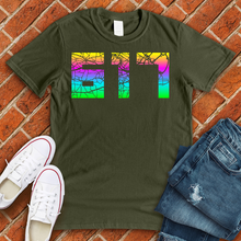 Load image into Gallery viewer, 617 Map Neon Tee