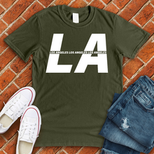 Load image into Gallery viewer, LA Stripe Alternate Tee