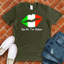 Load image into Gallery viewer, Kiss Me I'm Italian Tee