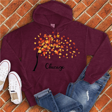 Load image into Gallery viewer, Chicago Fall Tree Hoodie