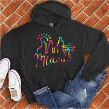 Load image into Gallery viewer, Miami Colorful City Hoodie