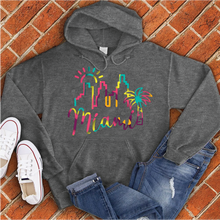 Load image into Gallery viewer, Miami Colorful City Hoodie