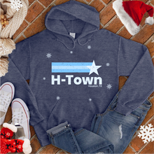 Load image into Gallery viewer, H town Snow Flake Shooting Star Hoodie