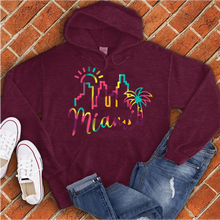 Load image into Gallery viewer, Miami Colorful City Hoodie