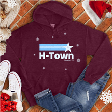Load image into Gallery viewer, H town Snow Flake Shooting Star Hoodie