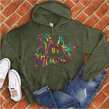 Load image into Gallery viewer, Miami Colorful City Hoodie