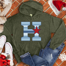 Load image into Gallery viewer, Snow H Star Hoodie