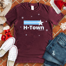 Load image into Gallery viewer, H town Snow Flake Shooting Star Tee