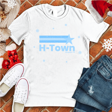 Load image into Gallery viewer, H town Snow Flake Shooting Star Tee