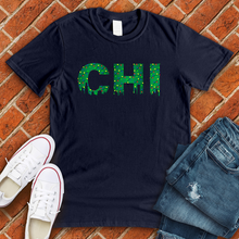 Load image into Gallery viewer, CHI Skyline Xmas Lights Tee