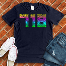 Load image into Gallery viewer, 718 Map Neon Tee