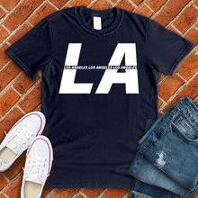 Load image into Gallery viewer, LA Stripe Alternate Tee