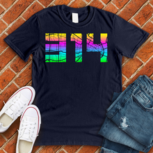 Load image into Gallery viewer, 314 Map Neon Tee