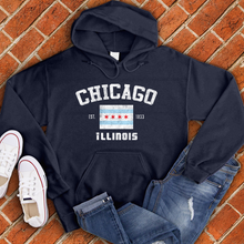 Load image into Gallery viewer, Chicago EST Flag Hoodie