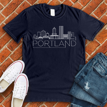 Load image into Gallery viewer, Portland Skyline Tee