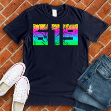 Load image into Gallery viewer, 619 Map Neon Tee