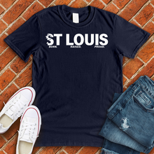 Load image into Gallery viewer, St Louis Born Raised Proud Alternate Tee