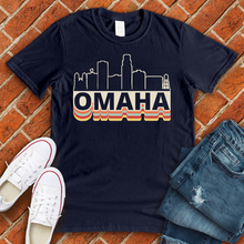 Load image into Gallery viewer, Retro Omaha Skyline Tee