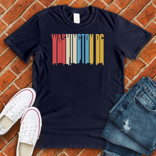 Load image into Gallery viewer, Washington DC Retro Drip Tee