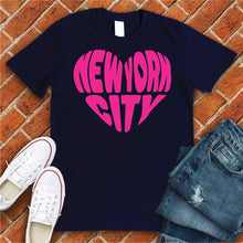 Load image into Gallery viewer, New York City Heart Tee