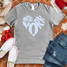 Load image into Gallery viewer, New York Snow Heart Tee
