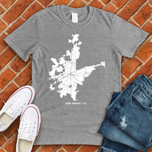 Load image into Gallery viewer, Fort Worth Map Tee