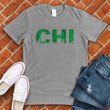 Load image into Gallery viewer, CHI Skyline Xmas Lights Tee
