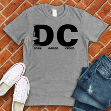 Load image into Gallery viewer, DC Born Raised Proud Tee