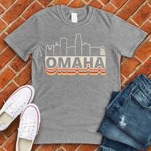 Load image into Gallery viewer, Retro Omaha Skyline Tee