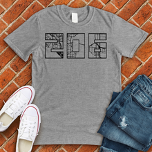 Load image into Gallery viewer, 206 Map Tee