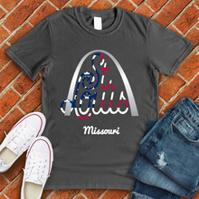 Load image into Gallery viewer, ST Louis Arch Flag Tee