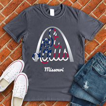 Load image into Gallery viewer, ST Louis Arch Flag Tee