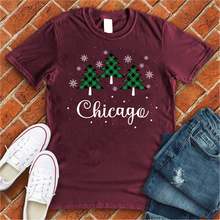 Load image into Gallery viewer, Chicago Christmas Tree Tee
