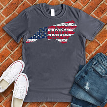 Load image into Gallery viewer, Charlotte American Flag State Tee