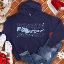 Load image into Gallery viewer, Washington DC Snowflake City Hoodie