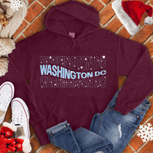 Load image into Gallery viewer, Washington DC Snowflake City Hoodie