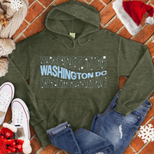 Load image into Gallery viewer, Washington DC Snowflake City Hoodie