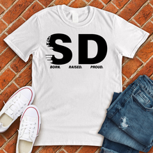 Load image into Gallery viewer, SD Born Raised Proud Tee