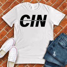 Load image into Gallery viewer, CIN Stripe Tee