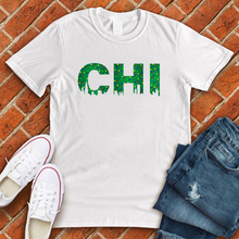 Load image into Gallery viewer, CHI Skyline Xmas Lights Tee