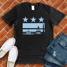 Load image into Gallery viewer, Washington DC Snow Flag Tee