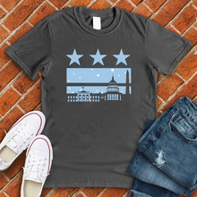 Load image into Gallery viewer, Washington DC Snow Flag Tee