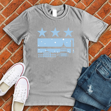 Load image into Gallery viewer, Washington DC Snow Flag Tee